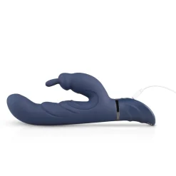 EasyToys - Midnight Rabbit - Vibromasseur point G - Bleu