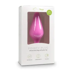 EasyToys - Plug anal rose avec anneau - Small