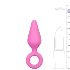 EasyToys - Plug anal rose avec anneau - Small