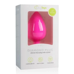 EasyToys - Plug à diamant taille L - Rose