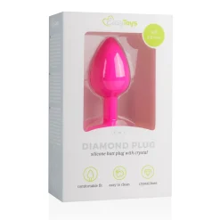 EasyToys - Plug à diamant taille S - Rose