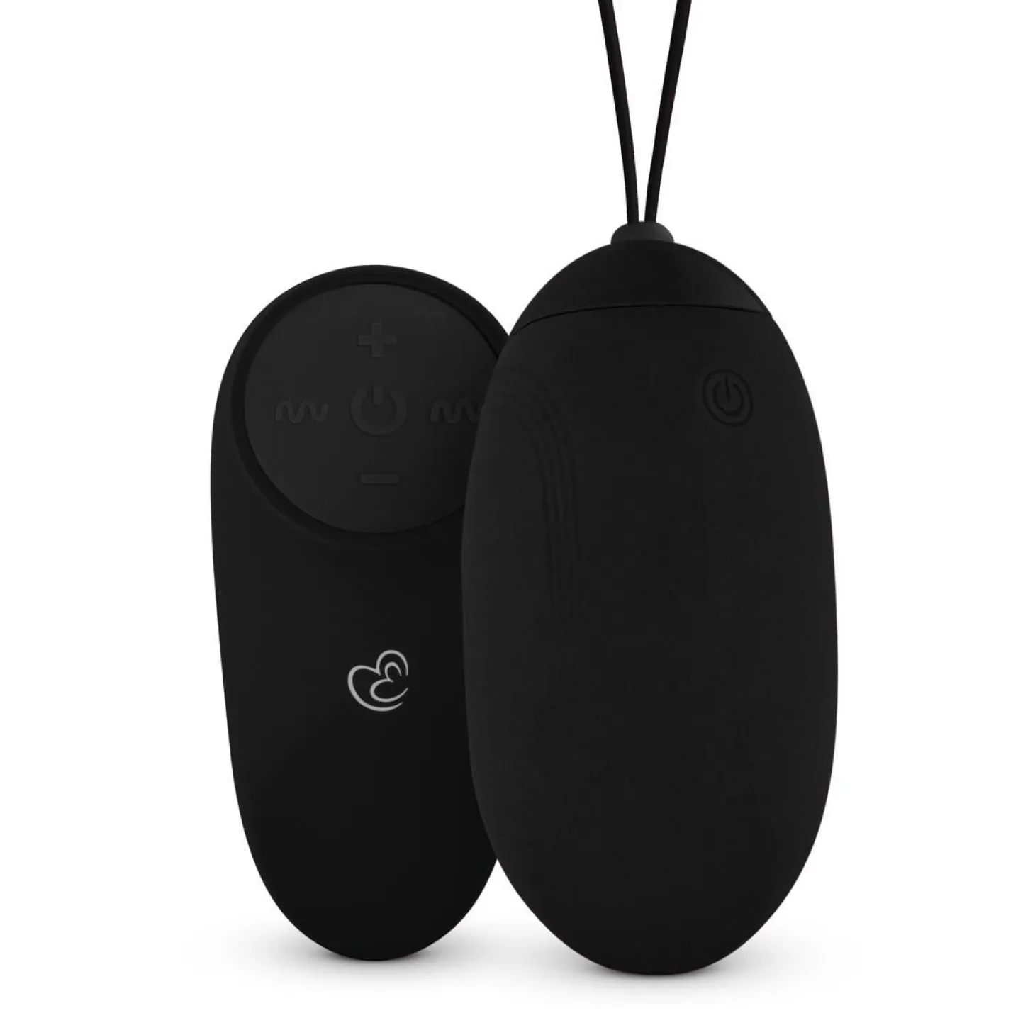 EasyToys - Œuf vibrant avec télécommande - Noir