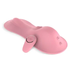 EasyToys – Vibe Pad Coussin Vibrant et Tapping avec Télécommande – Rose
