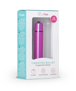 EasyToys - Vibromasseur bullet 10 vitesses - Violet