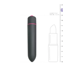 EasyToys - Vibromasseur bullet 10 vitesses - Noir