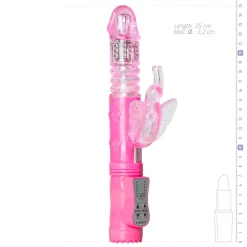 EasyToys - Vibromasseur rabbit papillon - Rose