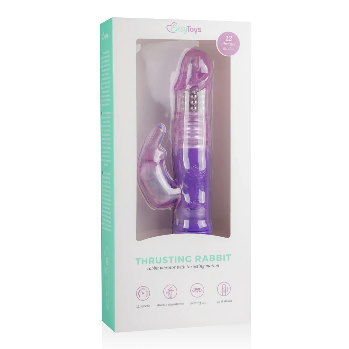 EasyToys - Vibromasseur rabbit - Violet