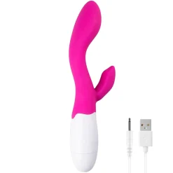 EasyToys - Vibromasseur Rabbit "Lily" - Rose