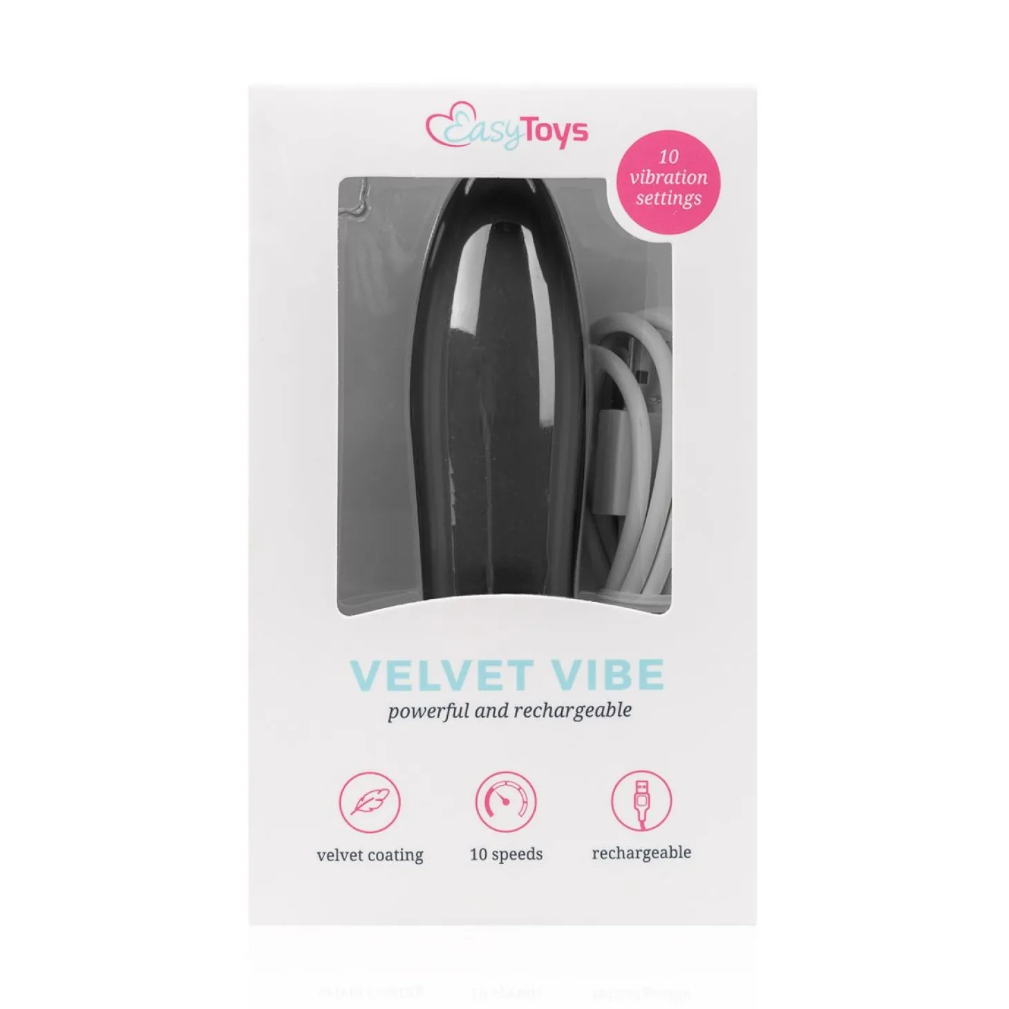 EasyToys - Vibromasseur ultradoux "Velvet Vibe" - Noir