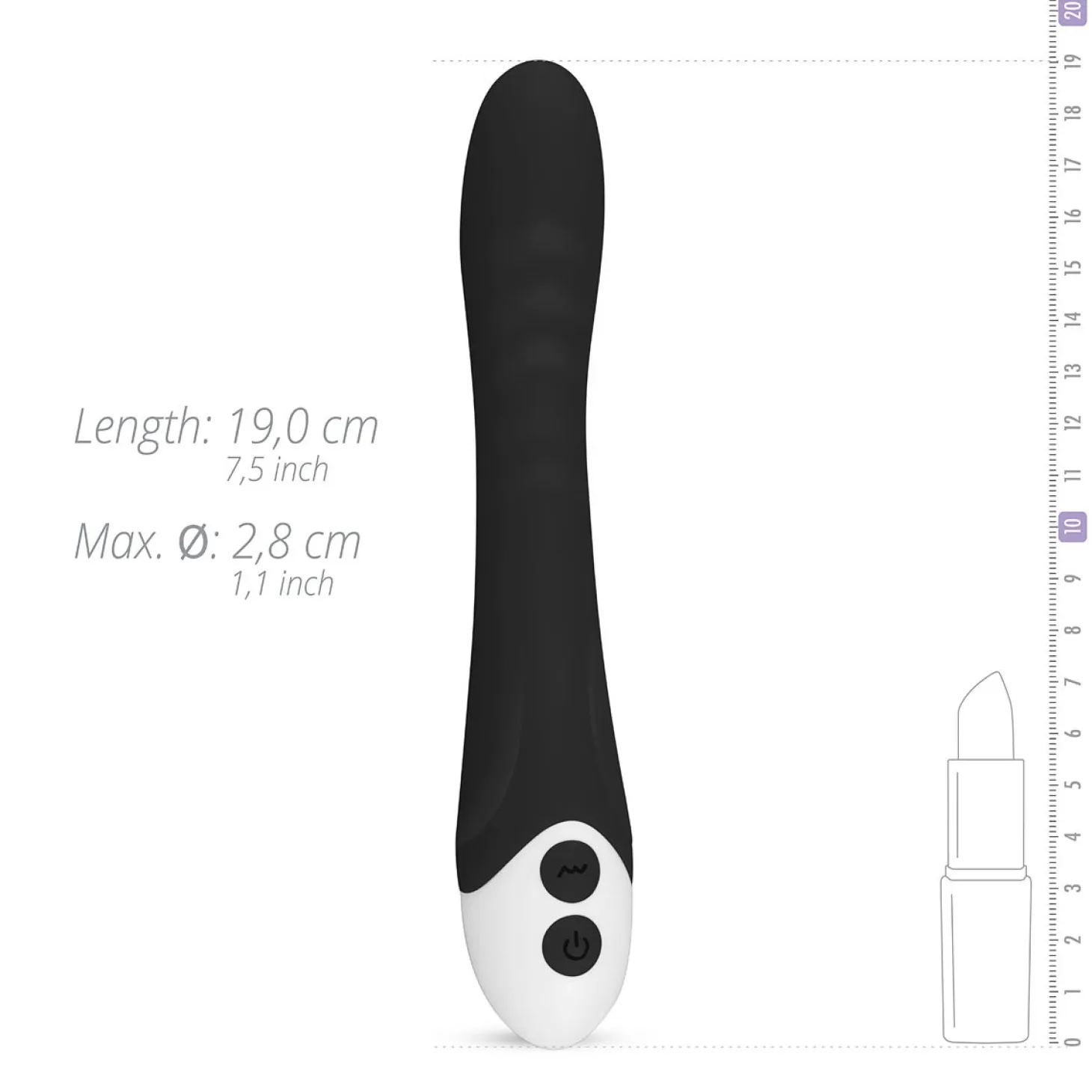 EasyToys - Vibro point G - Noir