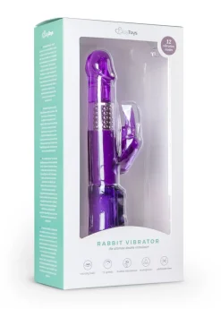 EasyToys - Vibro rabbit avec billes rotatives - Violet