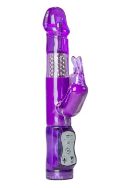 EasyToys - Vibro rabbit avec billes rotatives - Violet