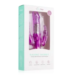 EasyToys - Vibro rabbit avec simulateur anal et clitoridien - Rose