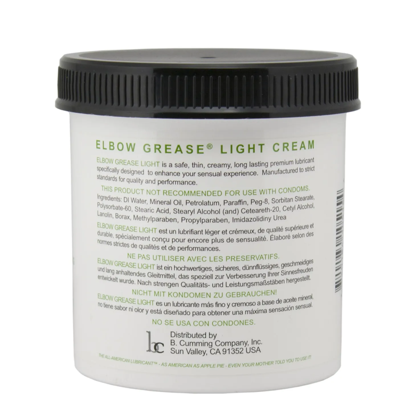 Elbow Grease - Pot de Crème Légère - 443 ml