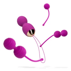Ensemble de boules de Kegel avec télécommande - Violet
