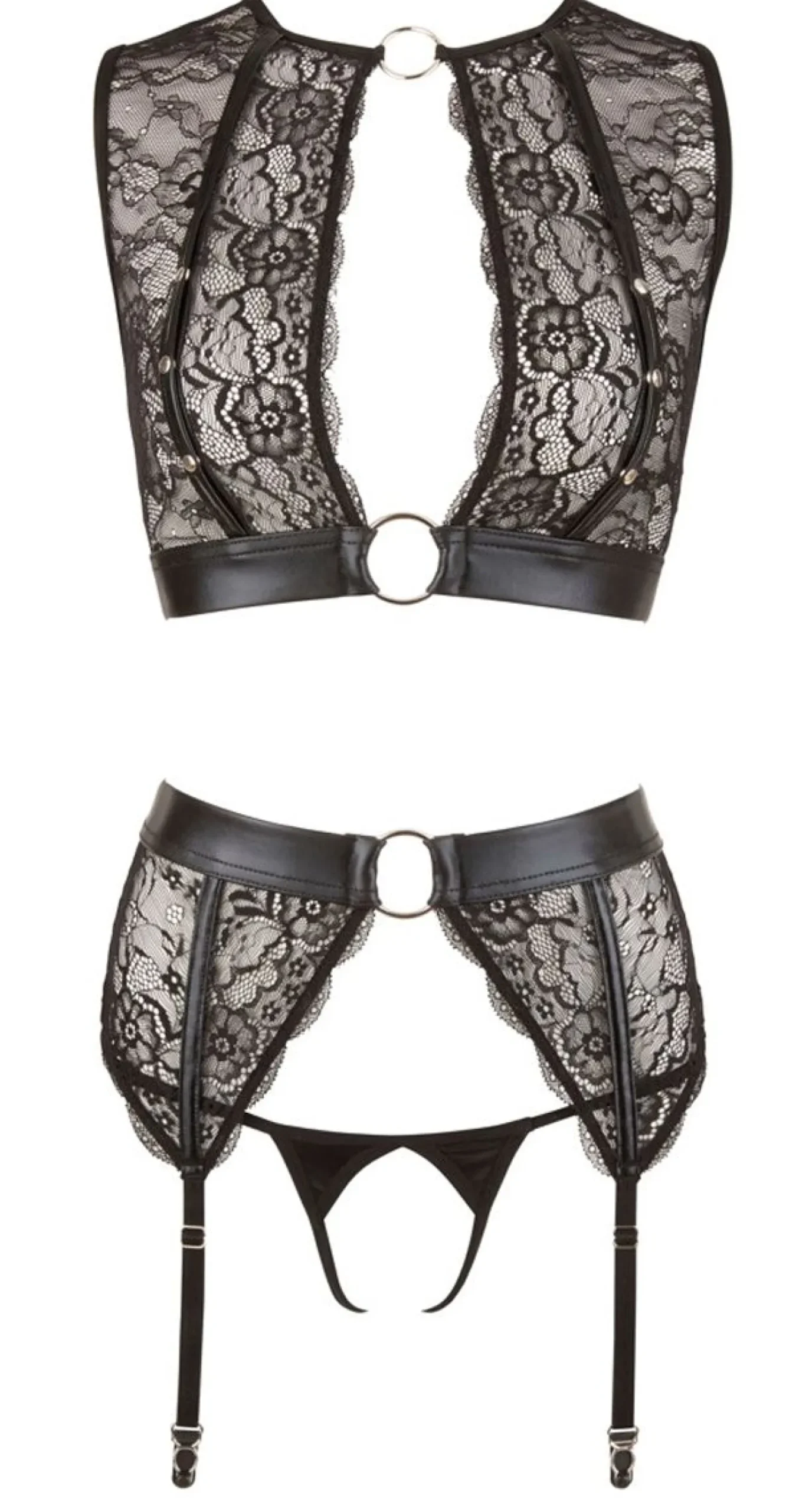 Ensemble Lingerie Dentelle Bondage
