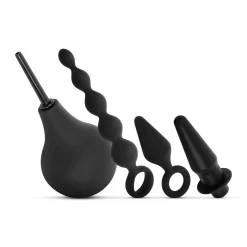 Ensemble Plug Anal et Douche - Noir