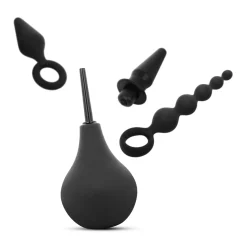 Ensemble Plug Anal et Douche - Noir