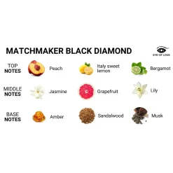EOL Parfum à base de phéromones Matchmaker Diamant Noir - 30ml