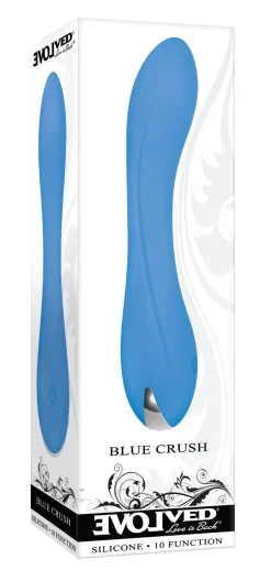 Evolved - Vibromasseur Blue Crush pour le point G - Bleu