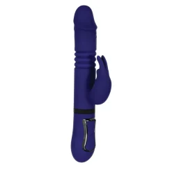 Evolved - Vibromasseur Lapin Tout en Un - Bleu Royal