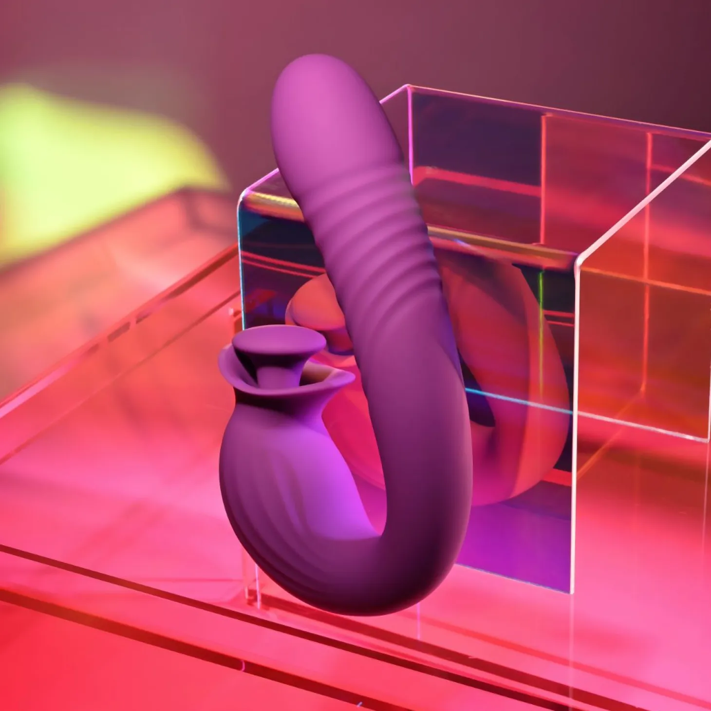 Evolved - Vibromasseur Rabbit Deep Ecstasy - Magenta