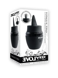 Evolved - Vibromasseur Tongue Tied - Noir