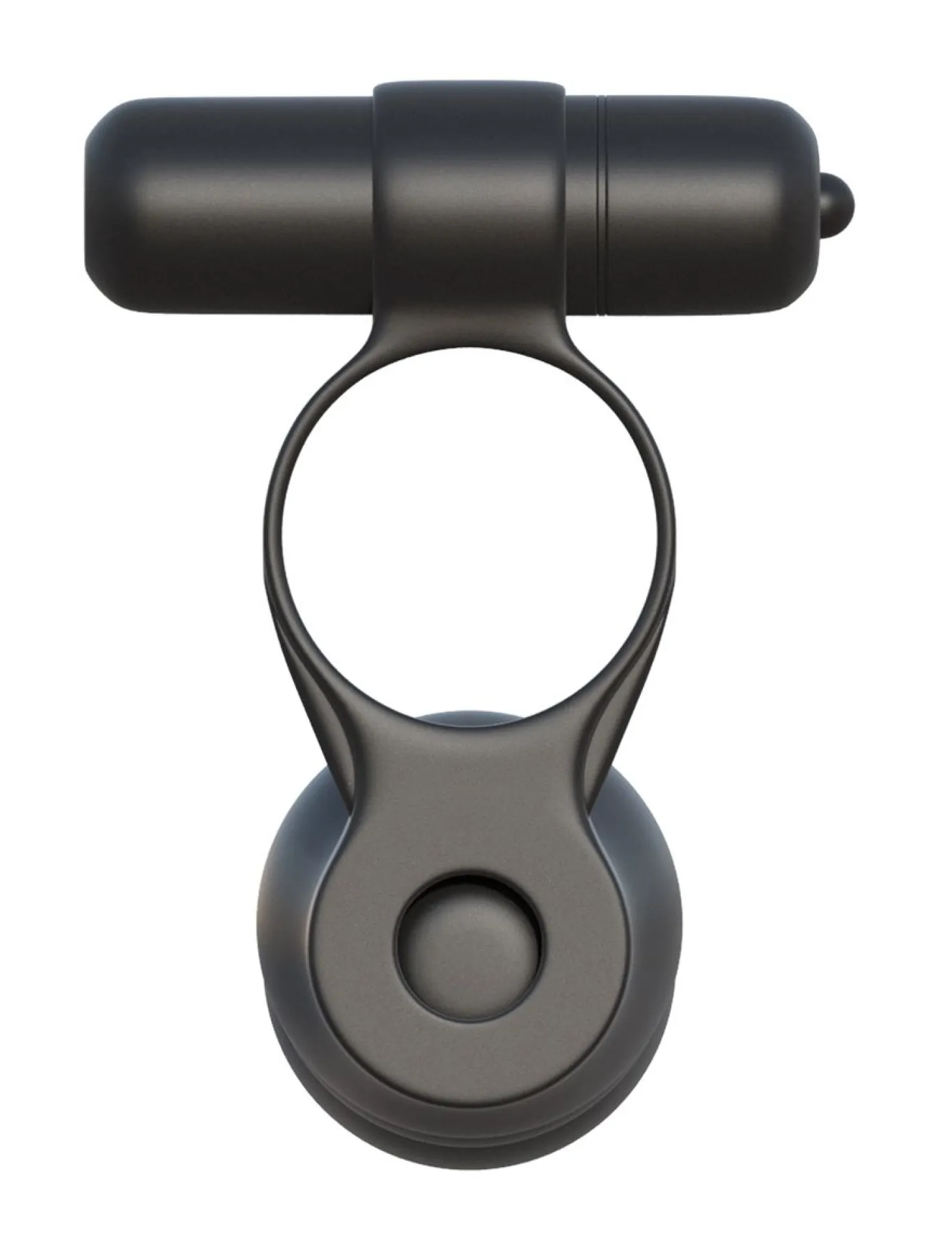 Fantasy C-ringz Cockring & gode Posable Partner Double Penetrator Noir