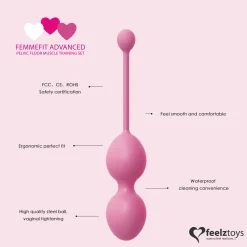 FeelzToys – FemmeFit Kit d’Entraînement Kegel – 3 Pièces