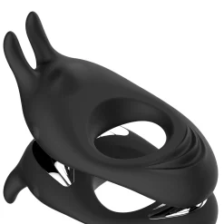FeelzToys - Zeus Dual Vibe Cock Ring Black