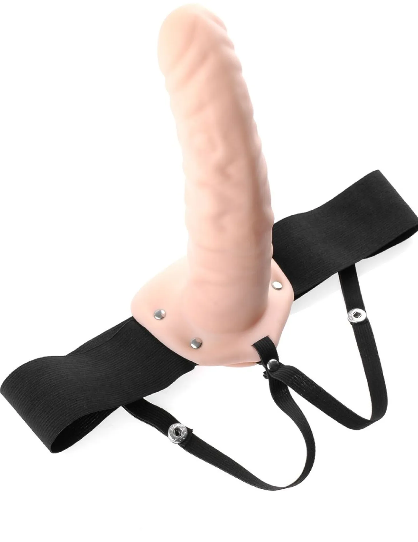 Fetish Fantasy Series Gode-ceinture Hollow Strap-on 8'' Beige