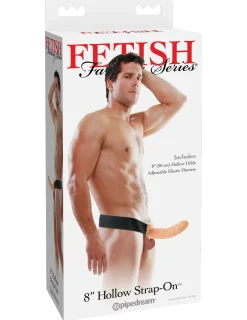 Fetish Fantasy Series Gode-ceinture Hollow Strap-on 8'' Beige