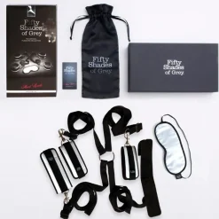 Fifty Shades of Grey – Hard Limits Kit de Bondage – Système Sous le Lit