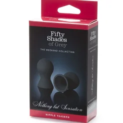 Fifty Shades of Grey – NOTHING BUT SENSATION Stimulateurs de Tétons – Noir