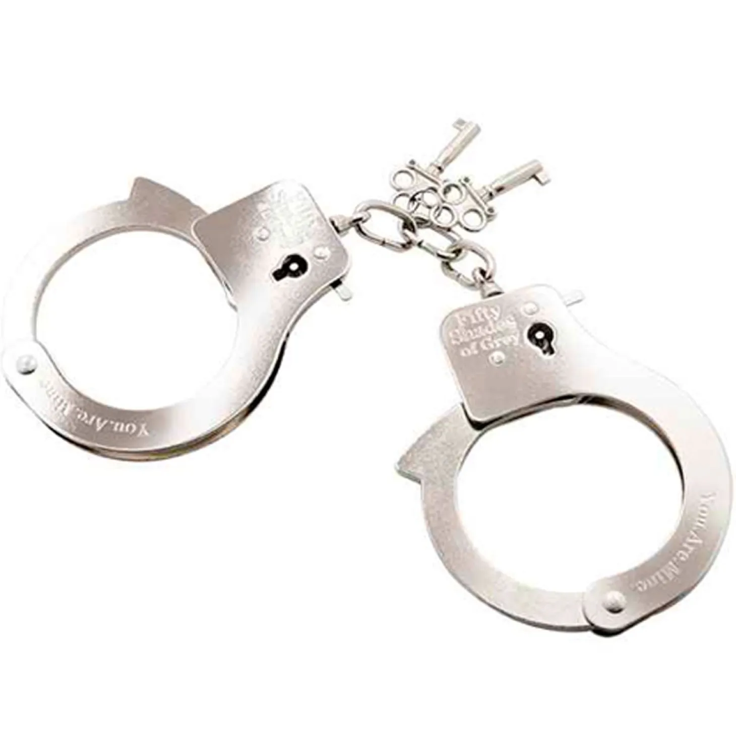 Fifty Shades of Grey – YOU ARE MINE Menottes – Métal Argenté