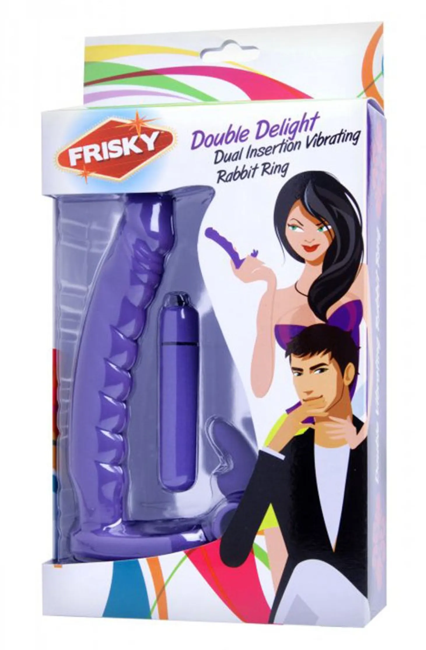 Frisky - Anneau pénien vibrant et vibromasseur Rabbit - Frisky