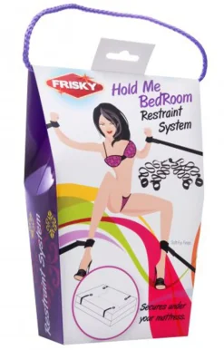 Frisky - Ensemble de Bondage pour Lit Hold Me - Noir