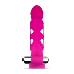 Gaine de pénis avec vibromasseur Bullet - Rose
