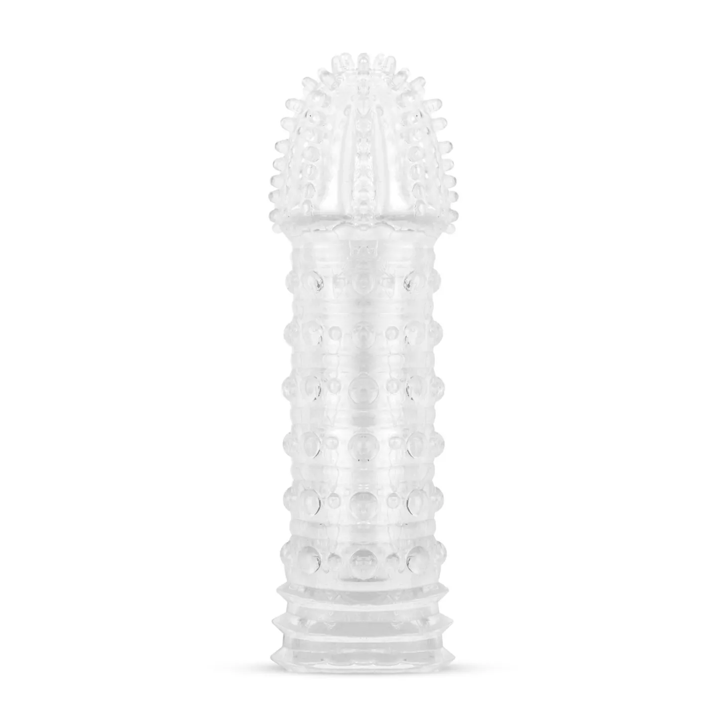 Gaine à penis à Côtes - Transparent