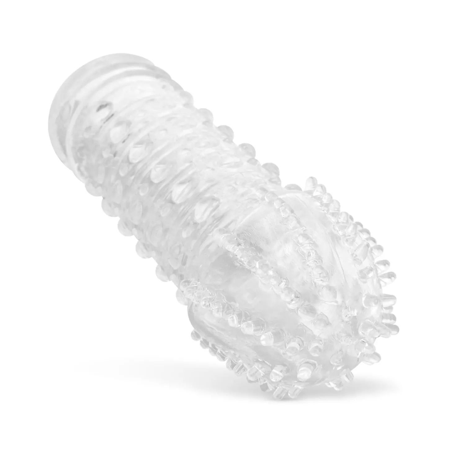 Gaine à penis à Côtes - Transparent