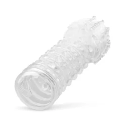 Gaine à penis à Côtes - Transparent