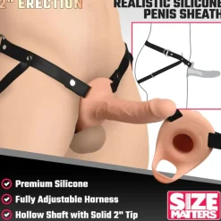Gaine réaliste en silicone pour pénis