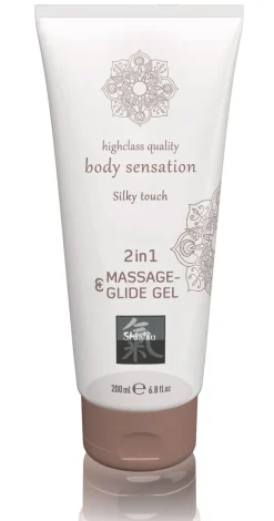 Gel de massage et glisse 2 en 1 - Toucher soyeux