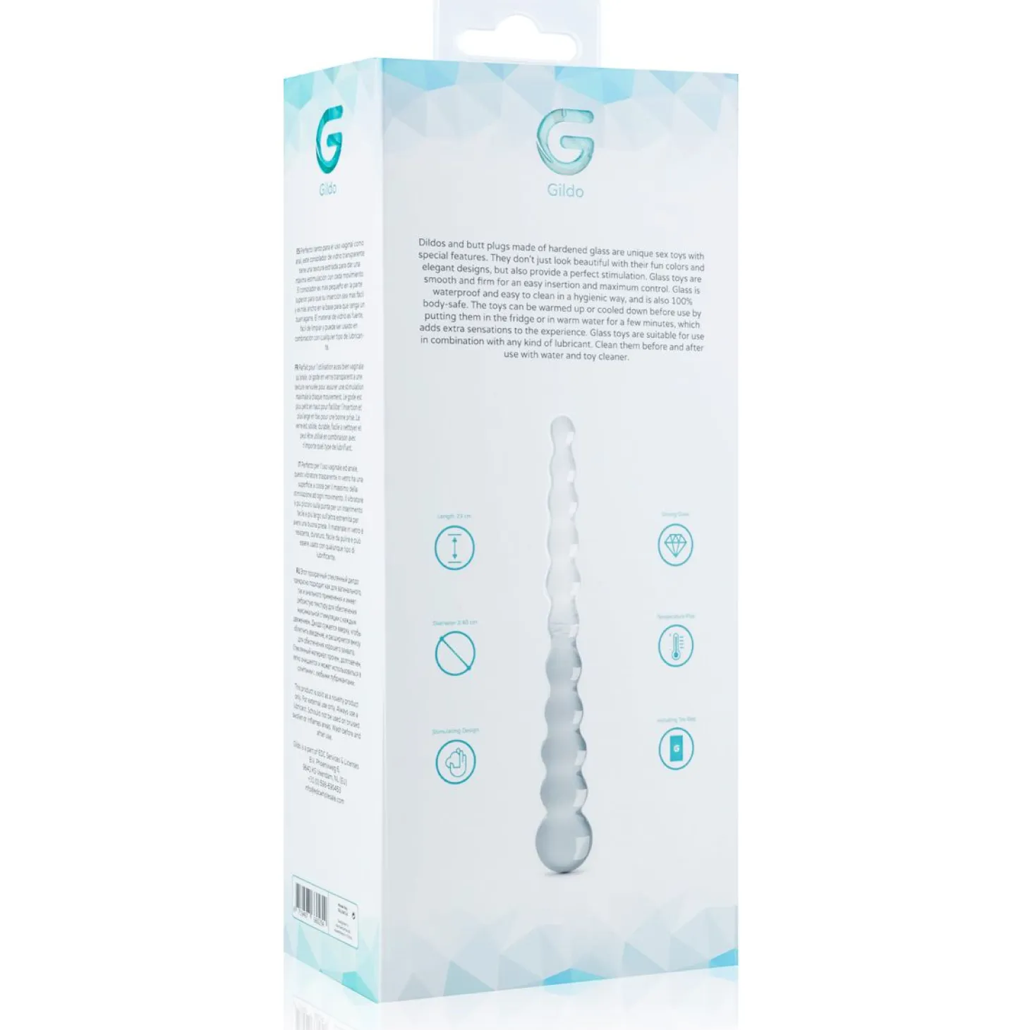 Gildo - Glazen Dildo No. 20 - 23 cm