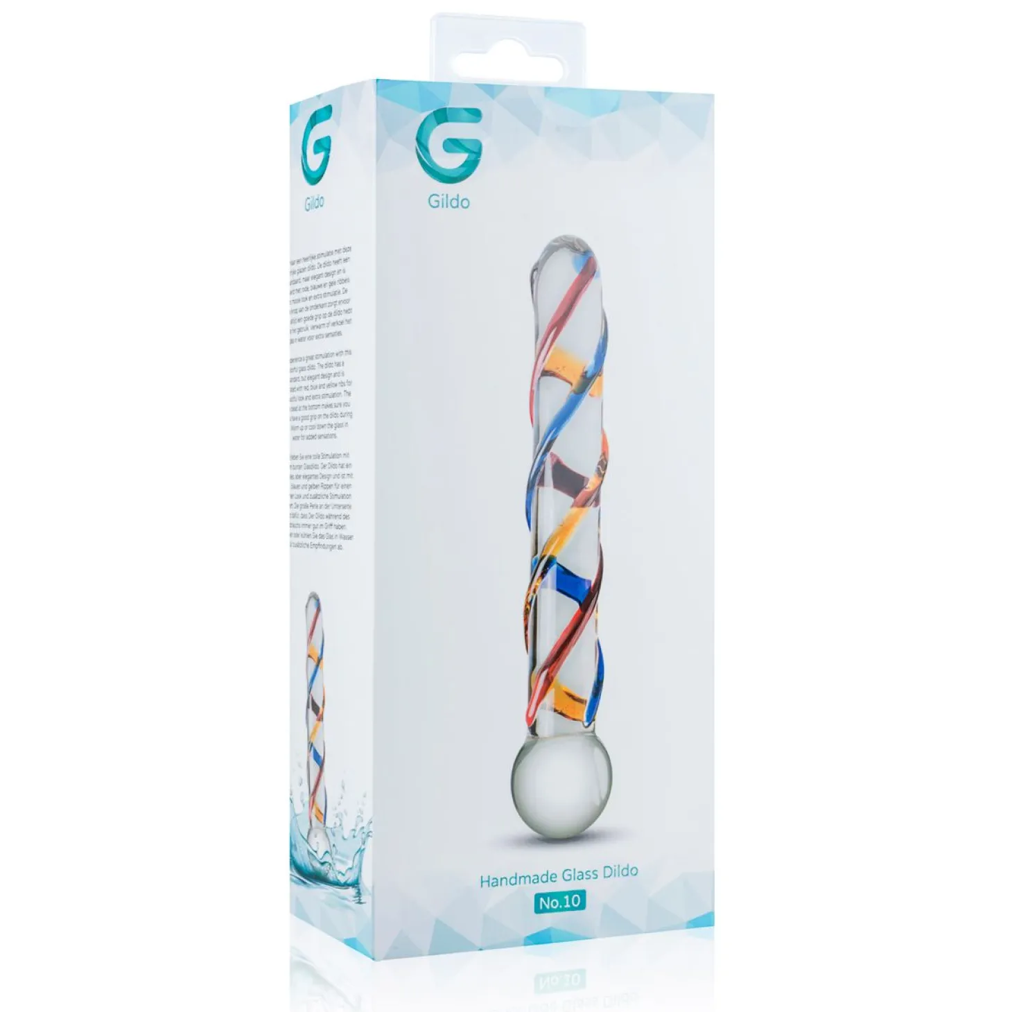 Gildo - Gode en verre N° 10 - 18 cm