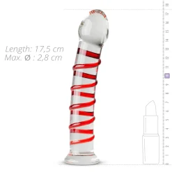 Gildo - Gode en verre N° 15 - 17,5 cm
