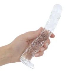 Gildo - No. 36 Gode en Verre Texturé - 19 cm