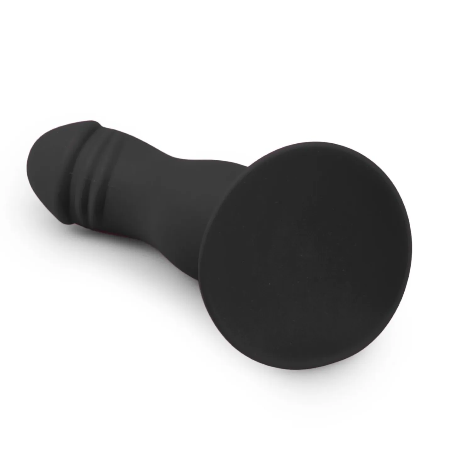 Gode de couleur noire en silicone avec ventouse