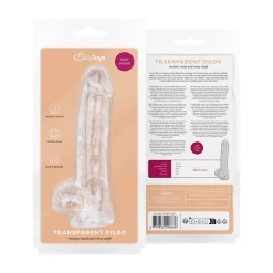 Gode en Gelée avec Testicules - 13,5 cm