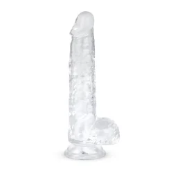 Gode en Gelée avec Testicules - 13,5 cm